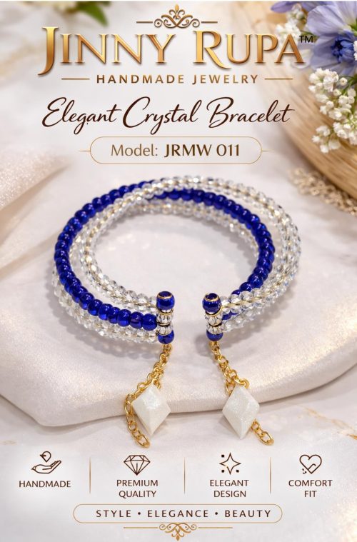 Jinny Rupa Blue Crystal Bracelet