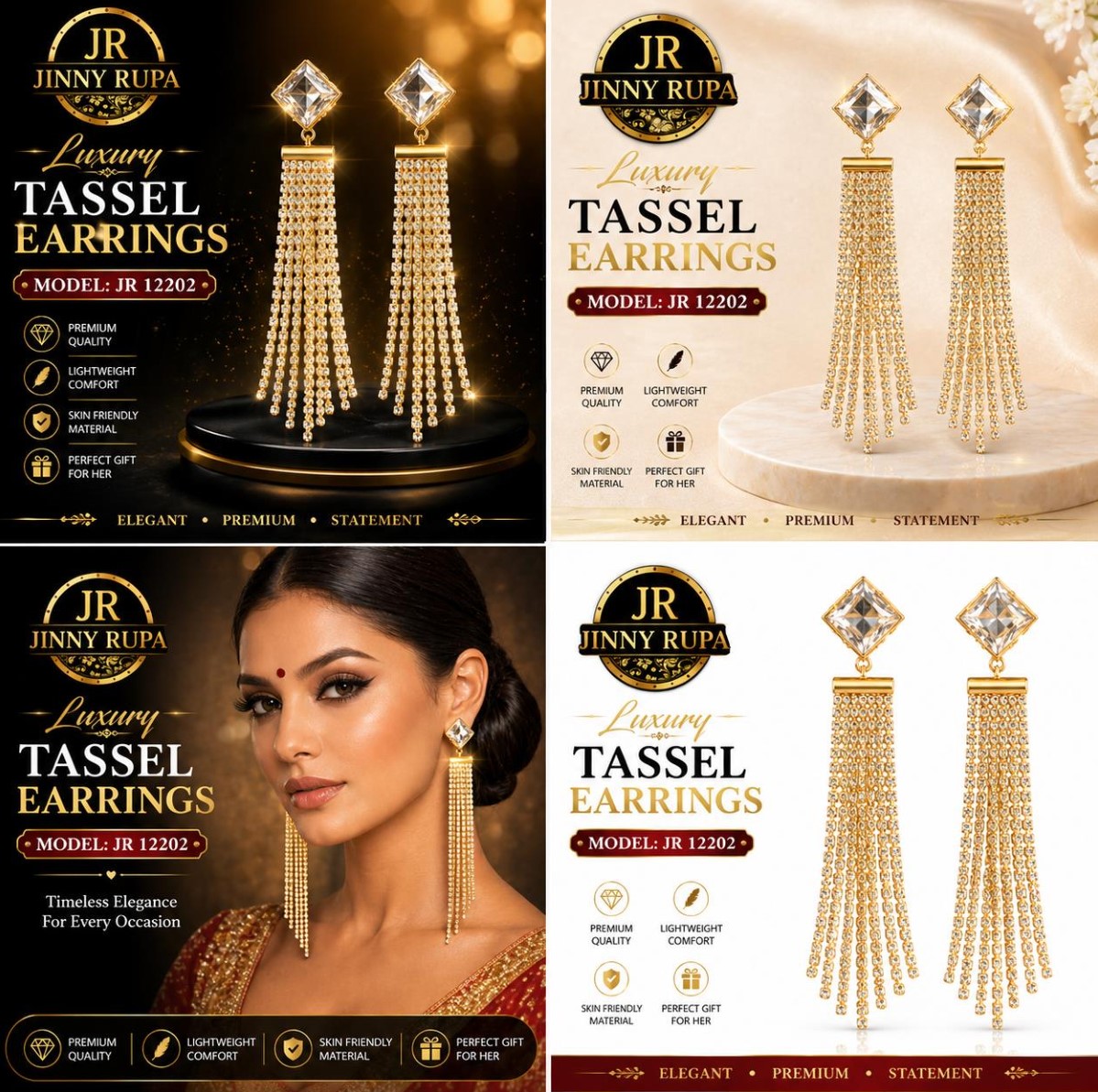 Luxury Tassel Earrings