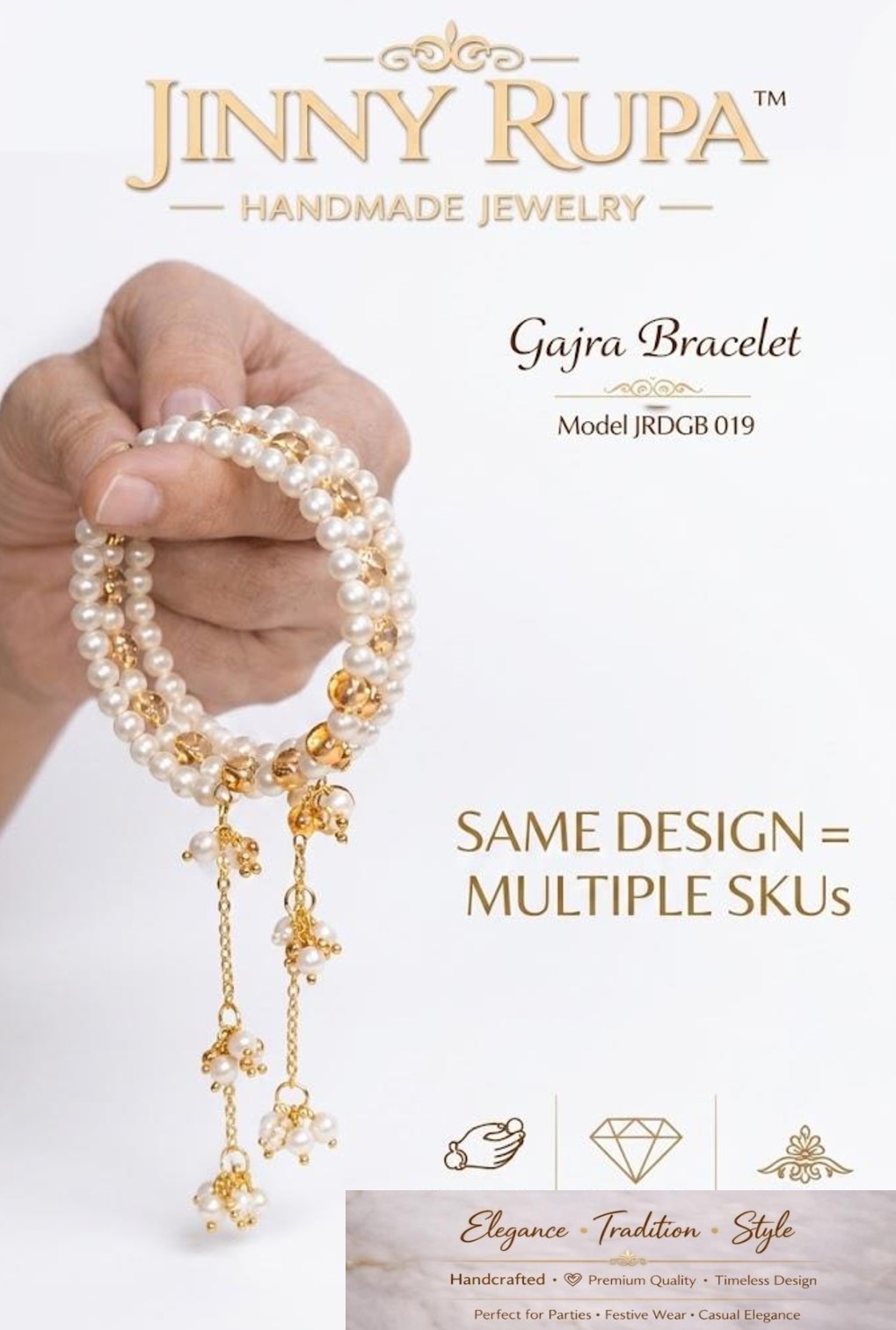 Pearl Gajra Bracelet