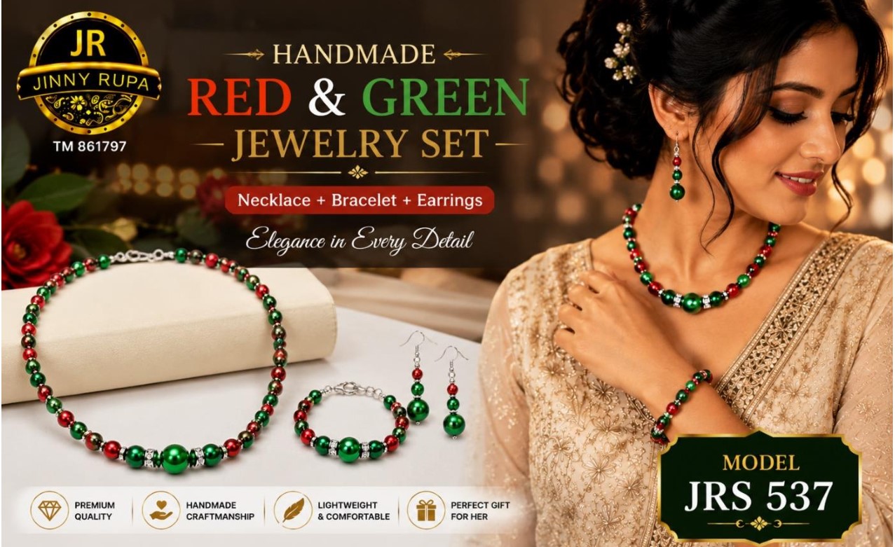 Red & Green Jewelry Set