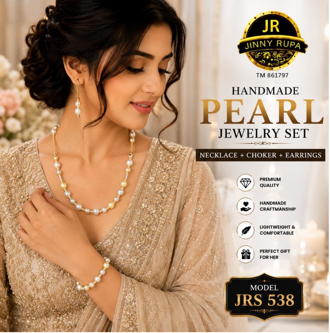 Pearl Jewelry Set