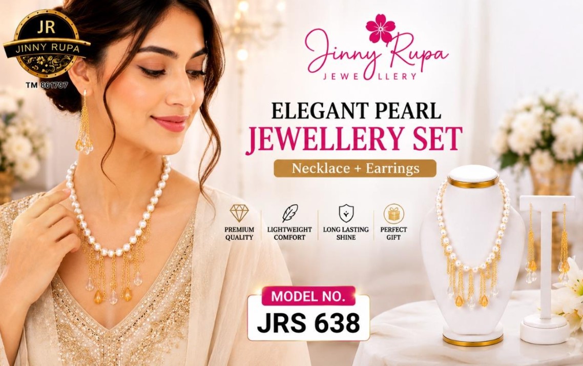 Elegant Pearl Jewelry Set