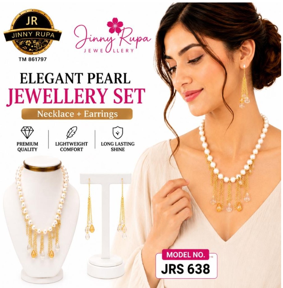 Elegant Pearl Jewelry Set